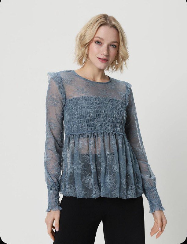 Кофточка Stradivarius размер М синяя 2