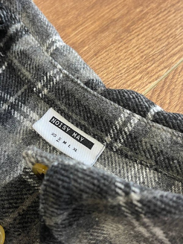 Утепленная рубашка в клетку размер S 4