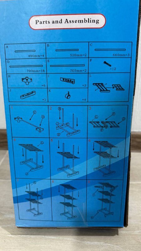 Трехуровневая сушилка для одежды 2