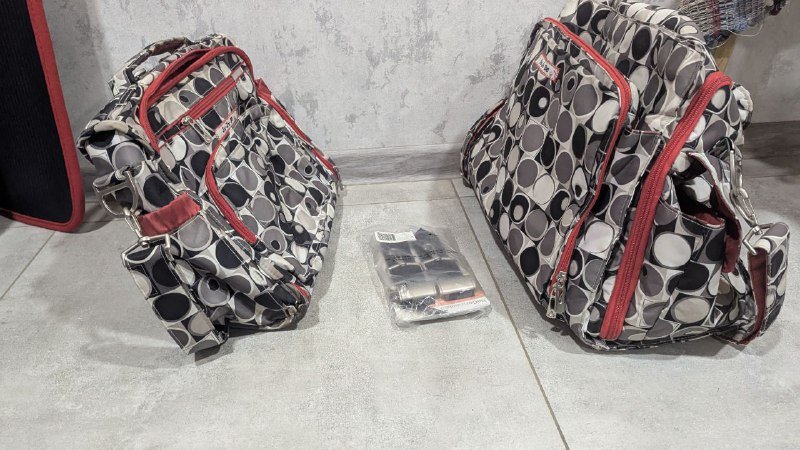 Сумки для мамы JuJuBe маленькая, большая, ремешки к коляске 4