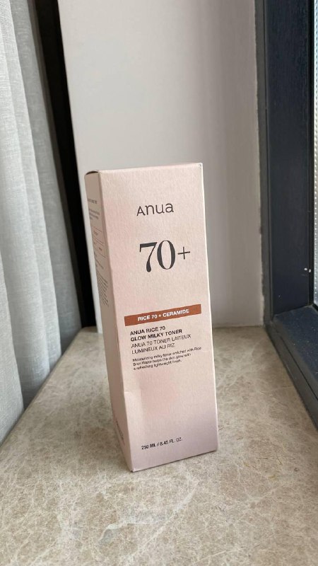 Корейский увлажняющий тонер Anua rice 70 milky toner