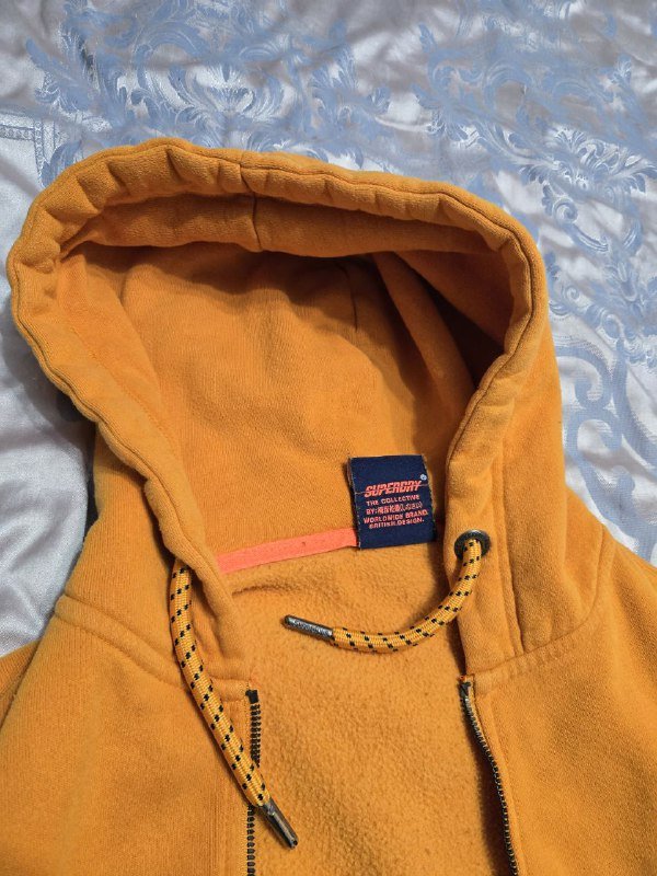 Толстовка SuperDry оранжевая XL (похоже L) 3