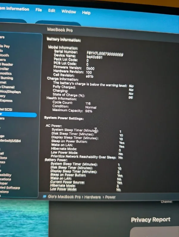 MacBook Pro 16 M3 18/512 1