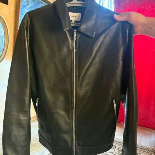 Новая кожаная куртка Celio