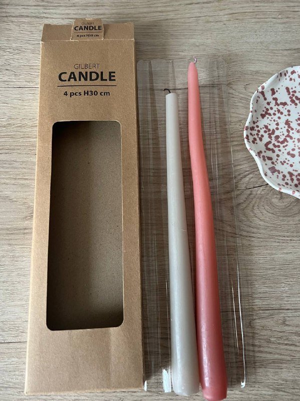 Подсвечник и две красивые свечи 4