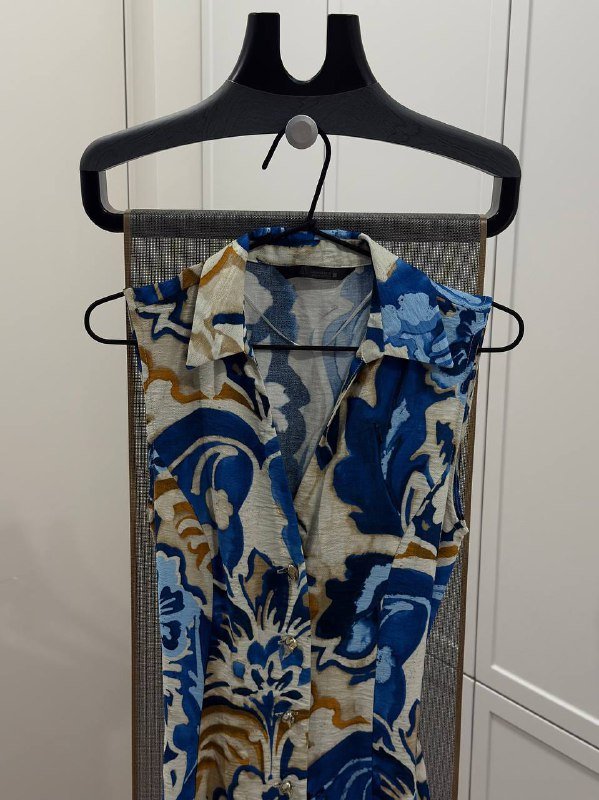 Платье ZARA XS многоцветное 2