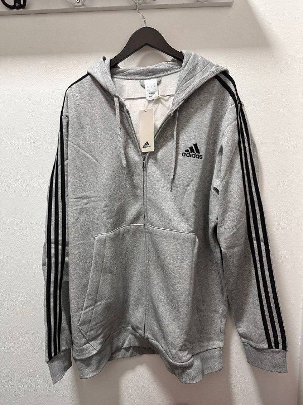 Adidas Grey Jacket Hoodie 2XL