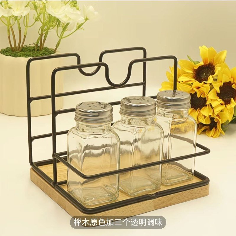 Подставка для салфеток, сольница и перечница 4