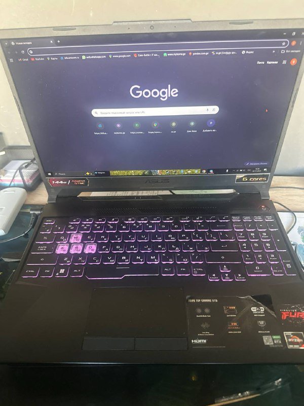 ASUS TUF A15 Ryzen 5 4600h RTX 3050 8 GB RAM