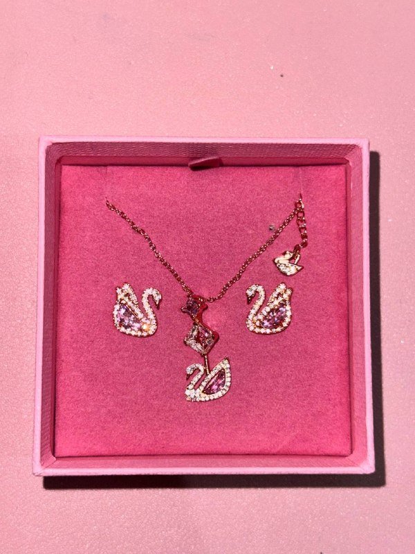 Оригинальные кулоны Swarovski, комплекты браслет и серьги 4