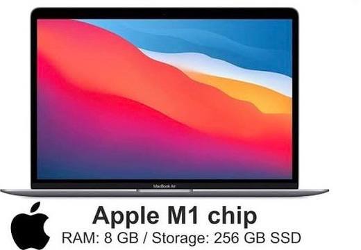 MacBook Air 13 M1 8GB 256GB SSD серебристый 3