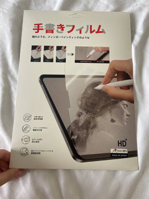 Защитная матовая пленка на iPad 12,9 дюймов с эффектом бумаги