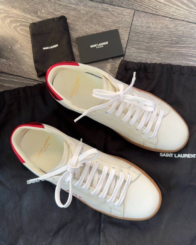 Кеды Saint Laurent телячья кожа размер 38,5