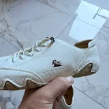 New leather men’s sneakers, size 47 4