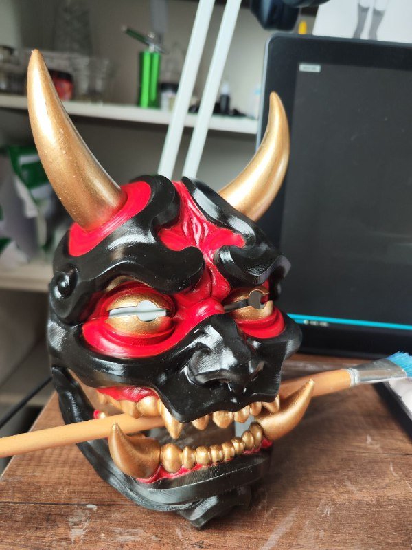 Маска для хеллоуина 8-12 лет 4