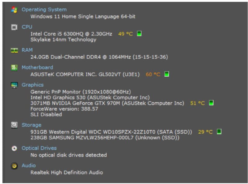 Asus Republic of Gamers gl502v игровой ноутбук 5
