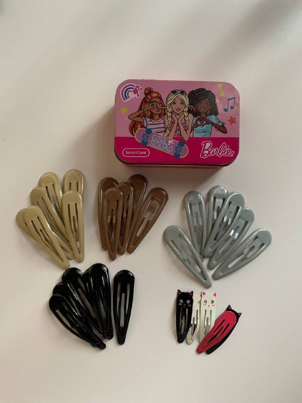 Набор бисера и лески, набор заколок, книги, клубничка и динозаврик ручной работы 2