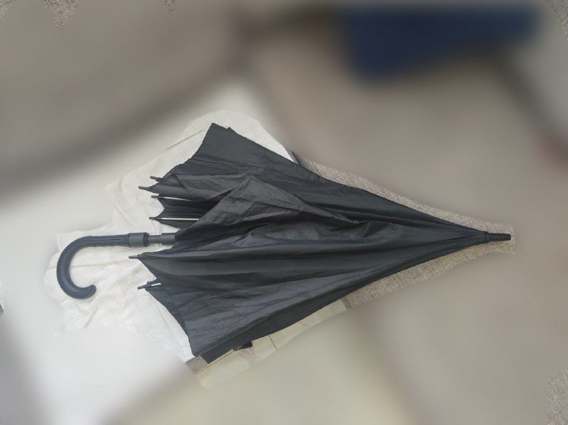 Зонт-трость полуавтоматический с пластиковым каркасом