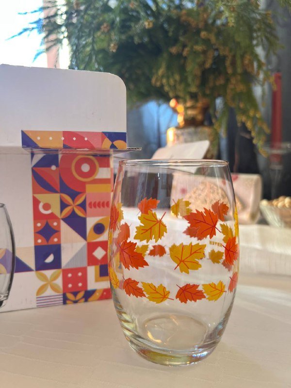 Стеклянные стаканы 6 шт 5