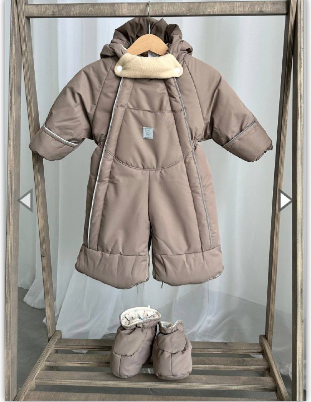 Комбинезон-трансформер детский с овчиной