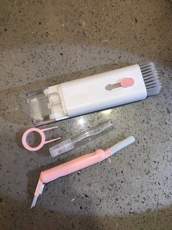 Наушники беспроводные, многофункциональная щетка для чистки 5