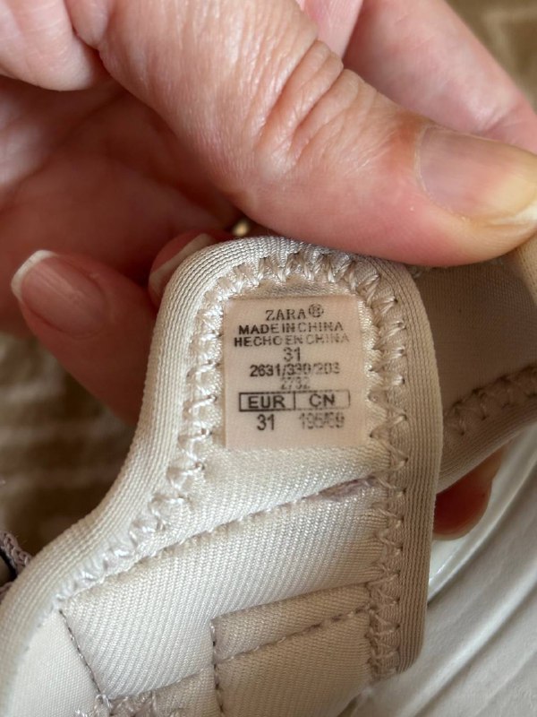 Сандали Zara на девочку размер 31 3