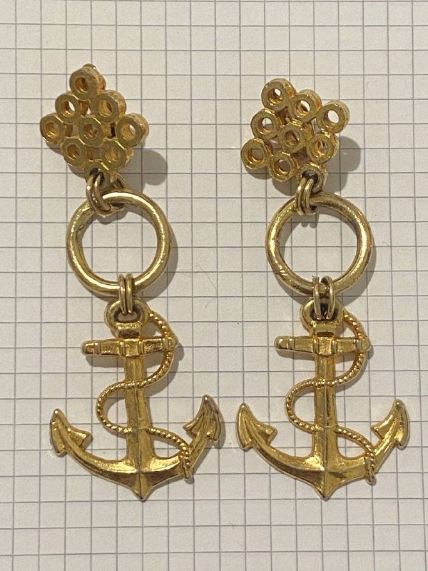 Винтажные клипсы и серьги No name, Morella с жемчугом 2