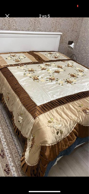 Покрывало на двуспальную кровать 2
