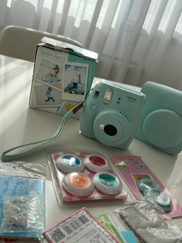 Instax mini 9 камера мгновенной печати с аксессуарами 2
