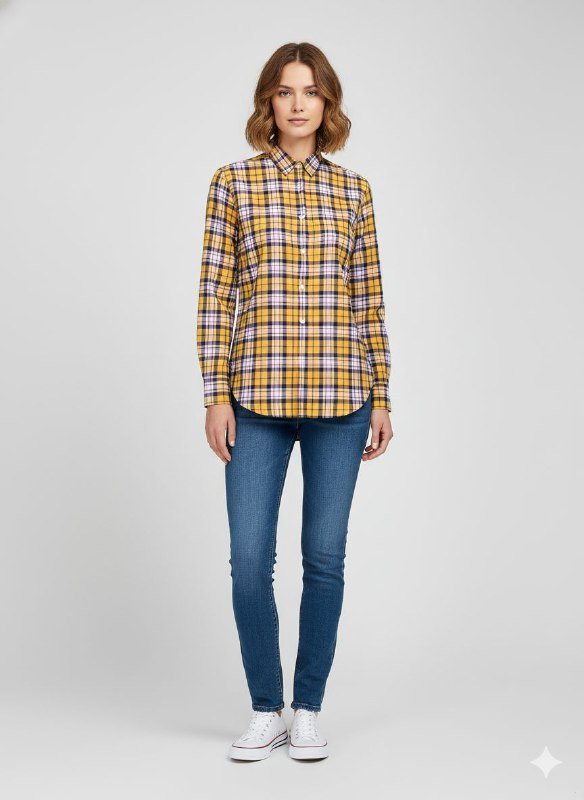 Рубашка, 100% хлопок, размер S-M 2