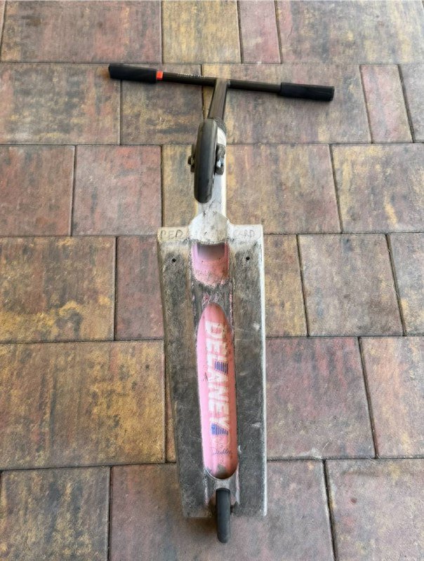 Руль, доска, вилка, колёса, грипсы для трюкового самоката 4