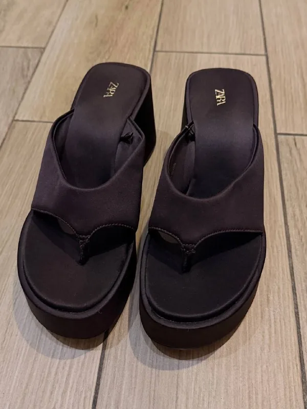 Женская летняя обувь Zara, Shein, Papaya 1