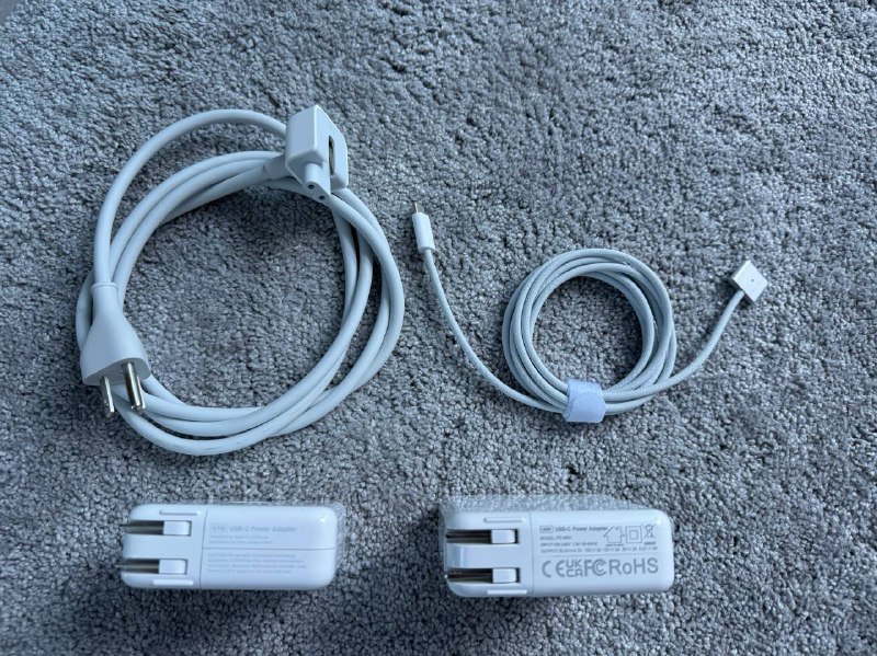 Удлинитель зарядок Apple, зарядки Apple 61W, USB-Magsafe3, зарядка 96W USB-C