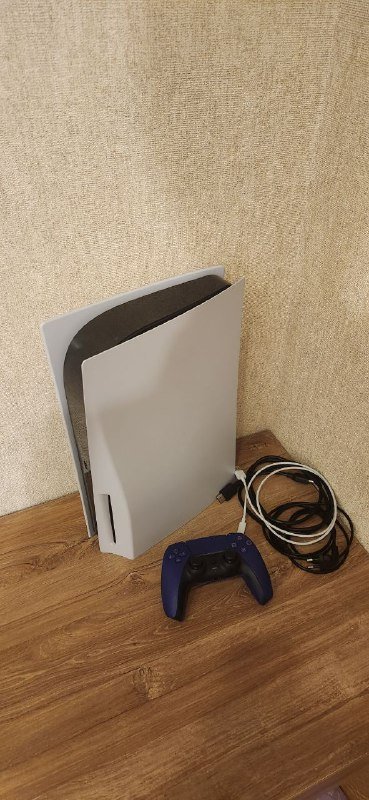 Sony PlayStation 5 disk version, джойстик, кабели HDMI и питания 2