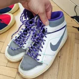 Красные ботинки, кожаные сапоги, кроссовки Nike 3