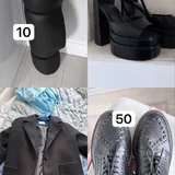 Туфли на каблуке, пальто, лоферы, куртки, кепки, толстовка, штаны 1