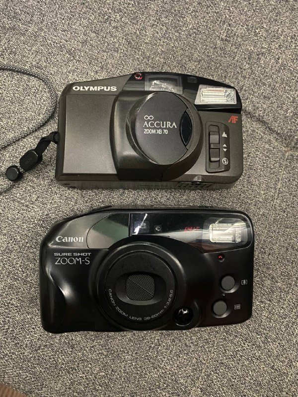 Пленочные фотоаппараты Olympus Accura Zoom XB70, Canon Sure Shot Zoom-S