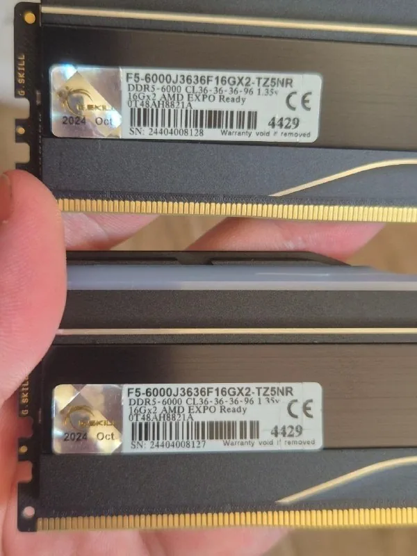 Оперативная память DDR5 6000 32 GB G.Skill Trident Z Neo RGB 1