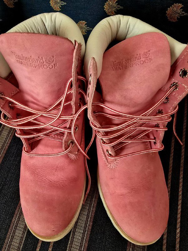 Ботинки Timberland розовые размер 40
