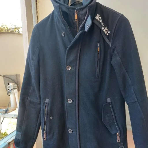 Superdry шерстяное манто
