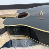 Электроакустическая гитара Ibanez, ремень, чехол, каподастр 3