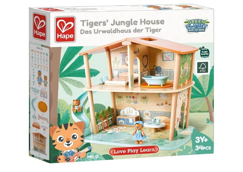 Домик от Hape с мебелью и фигурками 2