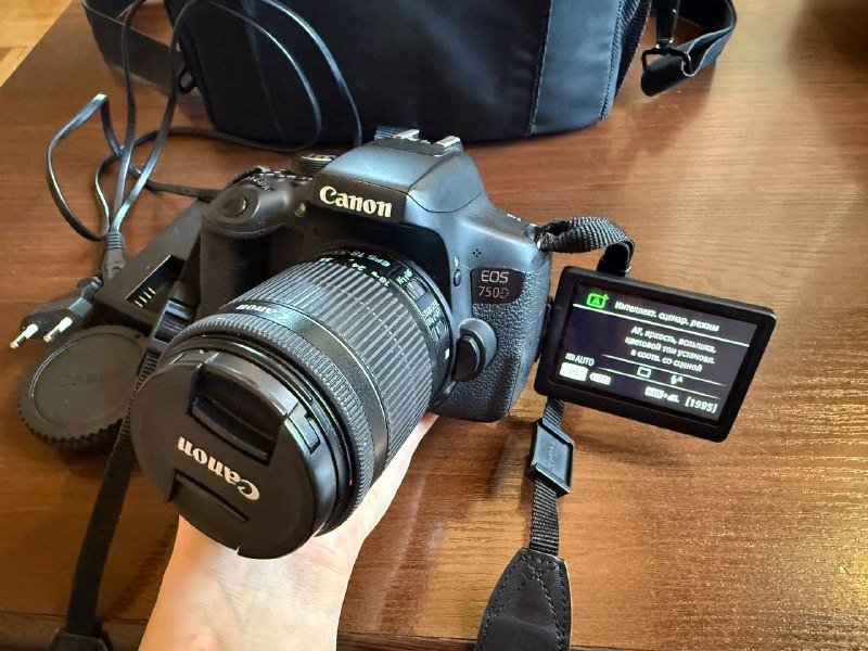 фотоаппарат Canon 750D с объективом 18-55 мм 3