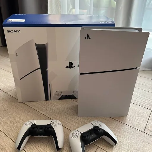 PS5 Slim, два геймпада DualSense