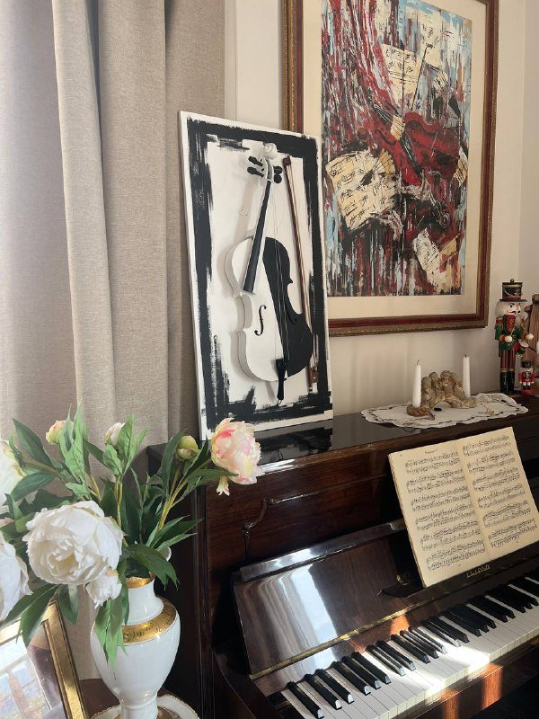 Интерьерное панно Скрипка Картина 2