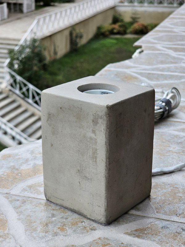 Торшер настольная лампа бетонный под лампы E27