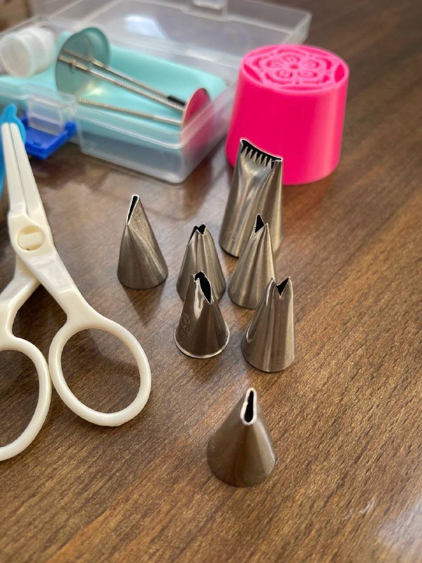 Кондитерские насадки и многоразовый мешок для крема 2