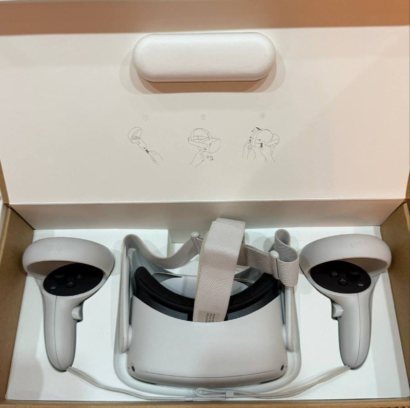 Oculus Meta Quest 2 VR гарнитура, контроллеры, аксессуары