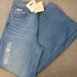 Джинсы Levi’s 501 ’90s, Lee Stella, Calvin Klein High Rise Wide Leg 8