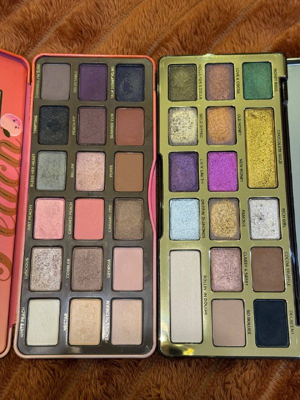 Палетки теней Too Faced Chocolate Gold, Sweet Peach 2